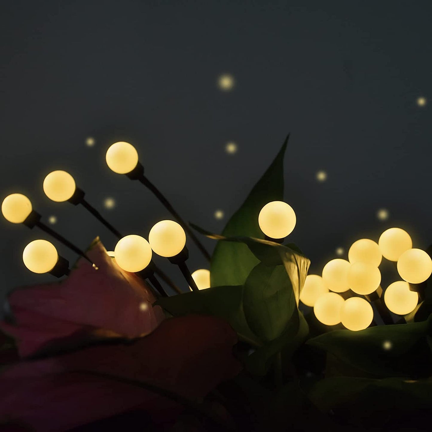 Enchanting Firefly Lights : Unique Solar Powered Garden Lights