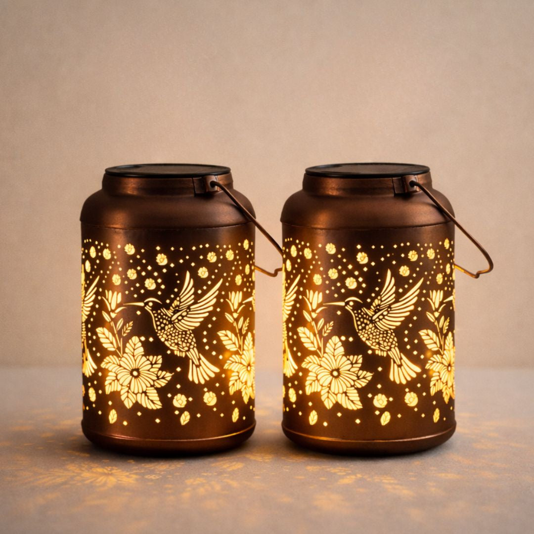 Solar Hummingbird Lantern