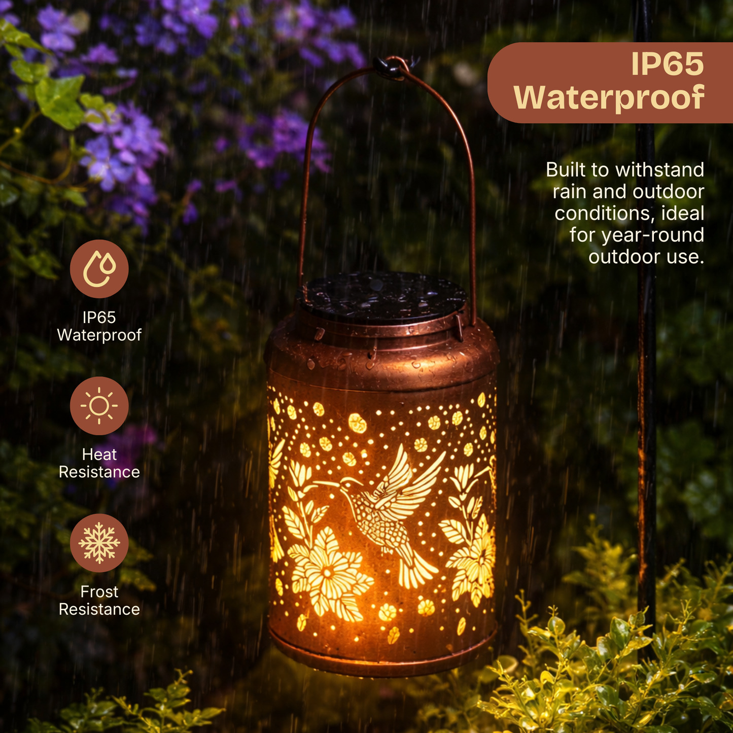 Solar Hummingbird Lantern