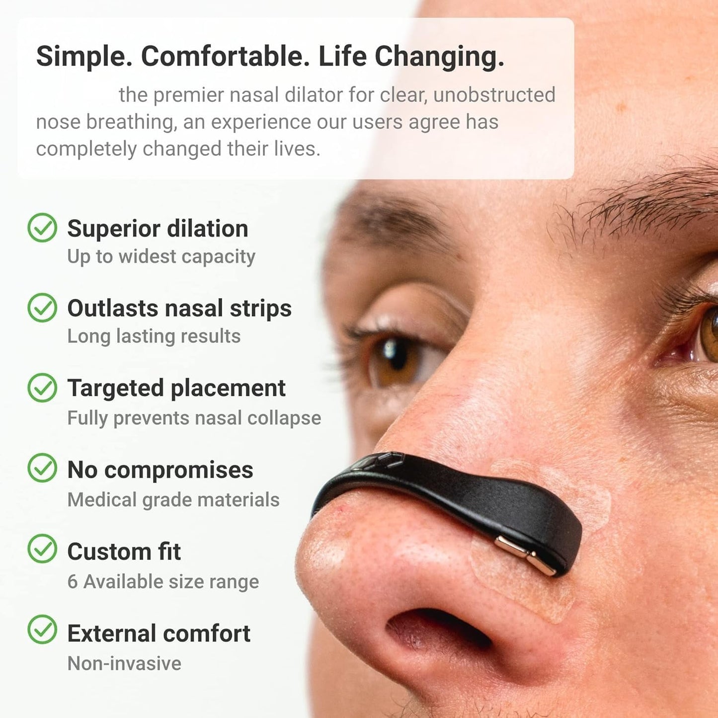 Magnetic Breathe Easy Nasal Strip Kit
