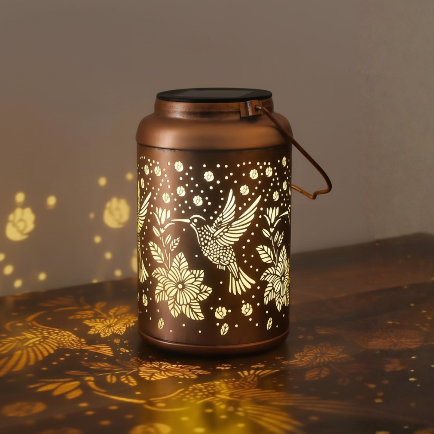 Solar Hummingbird Lantern