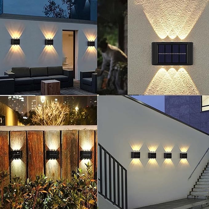 Solar Wall Light : Unique Up And Down Lights