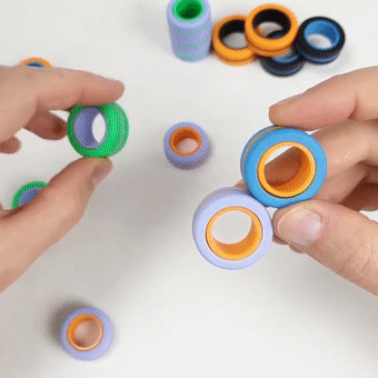 Magnetic Rings Fidget Toy